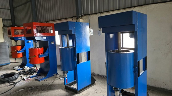 Industrial bead mills at Caliber Ink and Resin